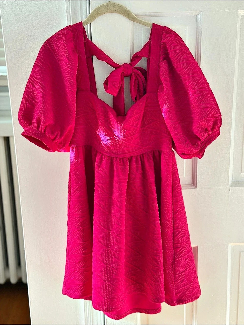 Free People Pink Babydoll Mini Dress Size XS Like New (Violet Dress)